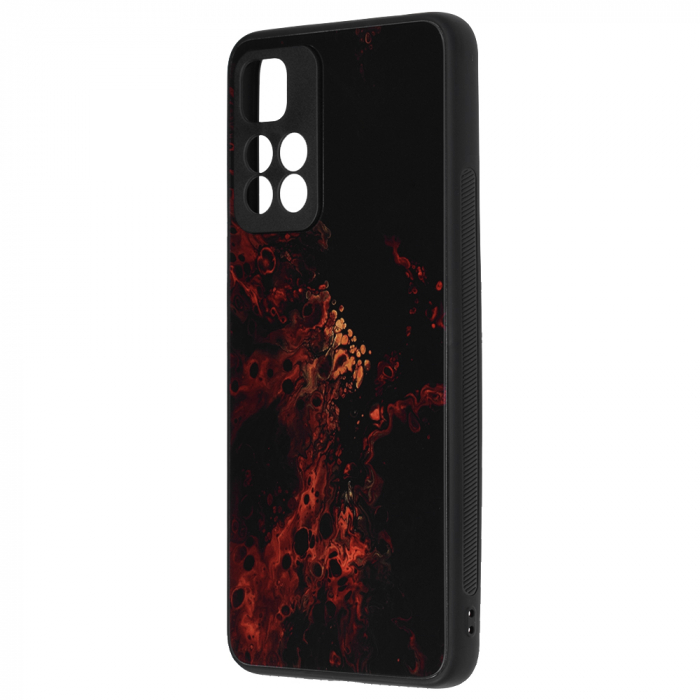 Husa Xiaomi Redmi Note 11 Pro+ 5G, Glaze Series, Red Nebula [3]