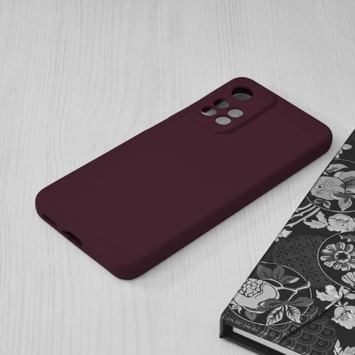 Husa Xiaomi Redmi Note 11 Pro, Soft Edge Silicone, Plum Violet [3]