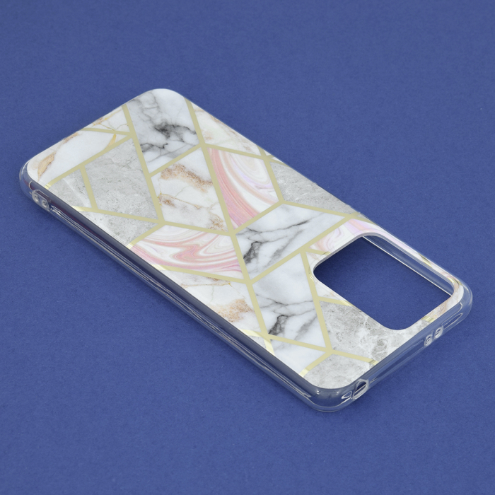 Husa Xiaomi Redmi Note 12 5G, Techsuit Marble Series, Pink Hex [6]