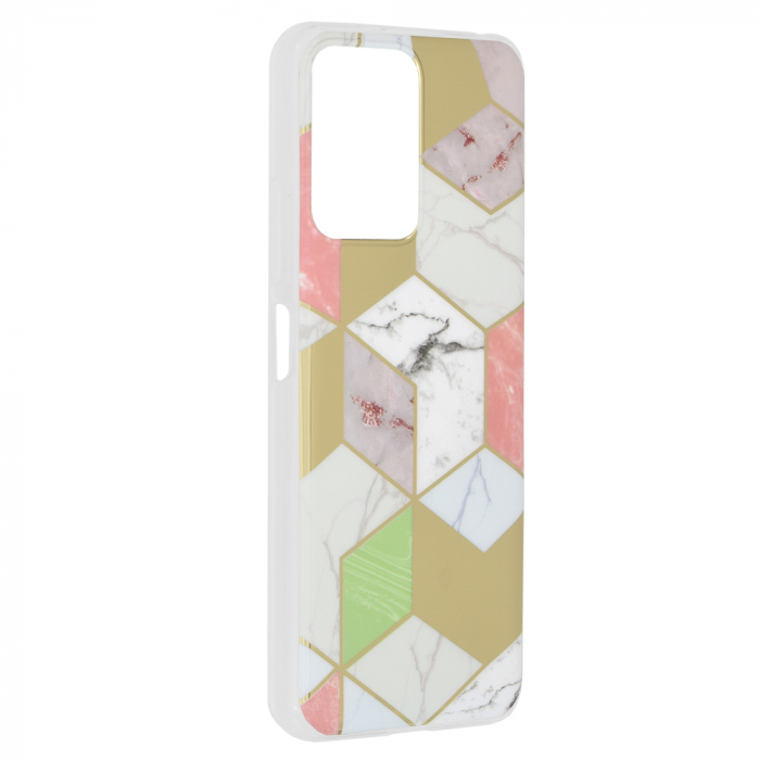 Husa Xiaomi Redmi Note 12 5G, Techsuit Marble Series, Purple Hex [2]