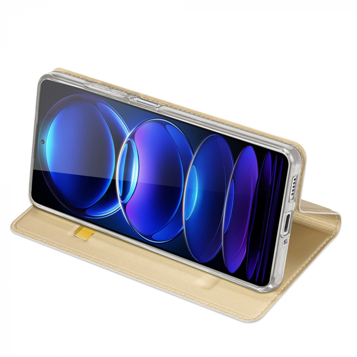 Husa Xiaomi Redmi Note 12 Pro, Dux Ducis Skin Pro Flip Book, Negru [4]