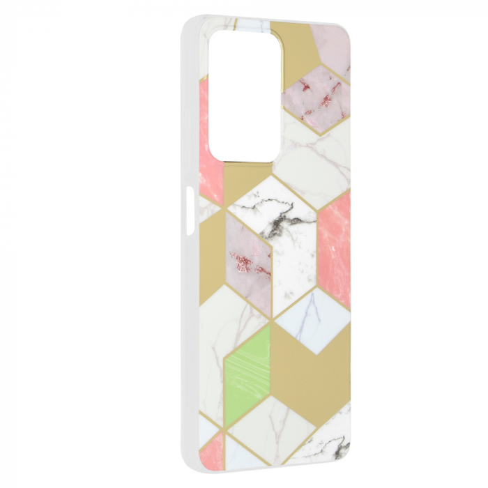 Husa Xiaomi Redmi Note 12 Pro, Techsuit Marble Series, Purple Hex [2]