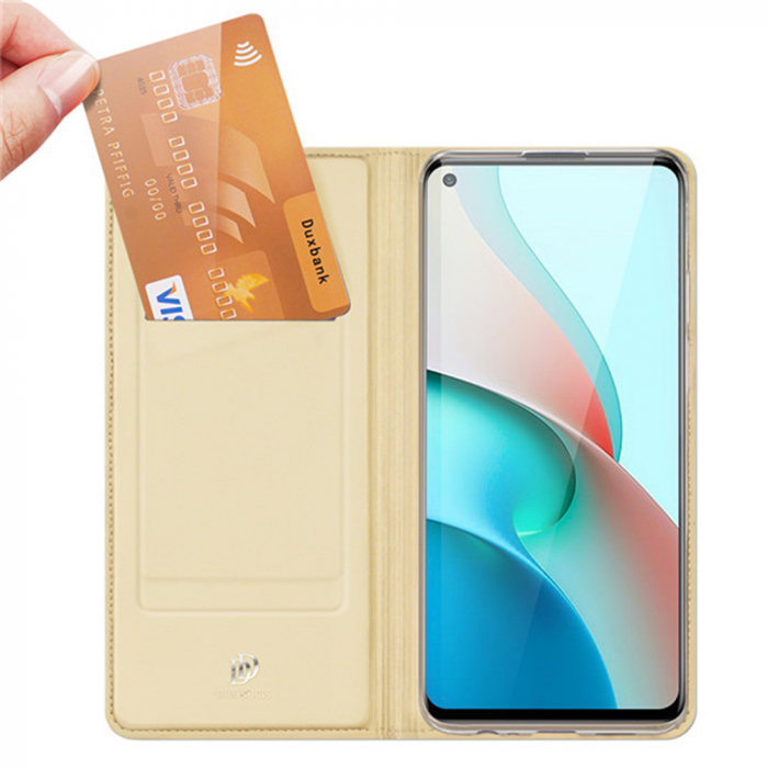 Husa Xiaomi Redmi Note 9T, Dux Ducis Skin Pro Flip Book, Negru [5]