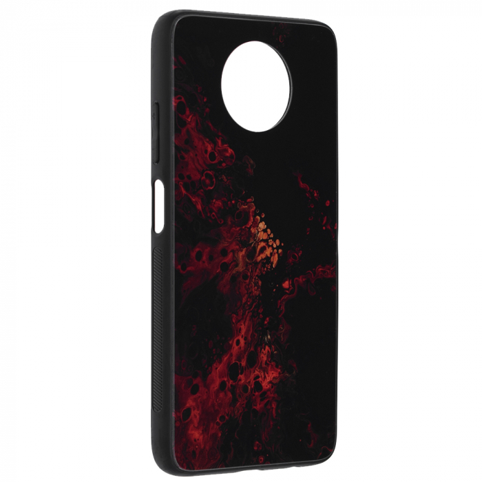 Husa Xiaomi Redmi Note 9T, Glaze Series, Red Nebula [3]