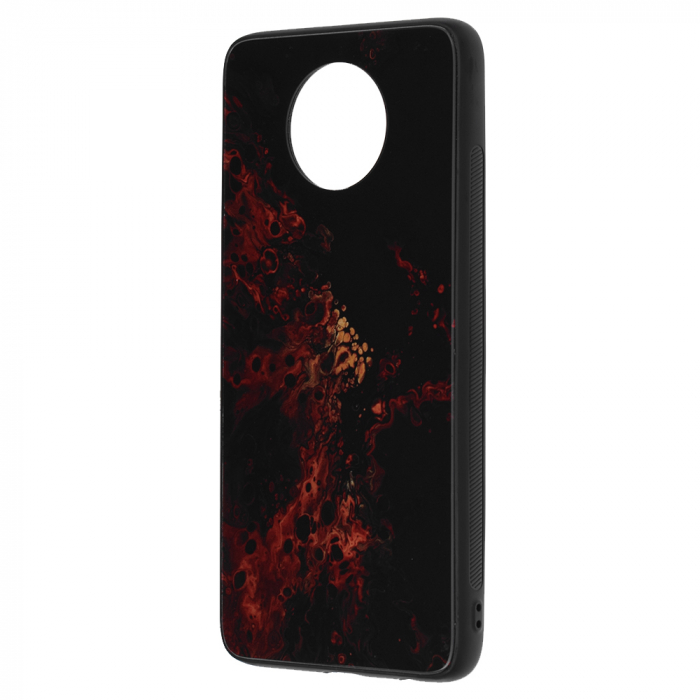Husa Xiaomi Redmi Note 9T, Glaze Series, Red Nebula [2]