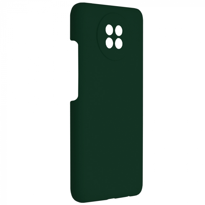 Husa Xiaomi Redmi Note 9T, Soft Edge Silicone, Dark Green [2]