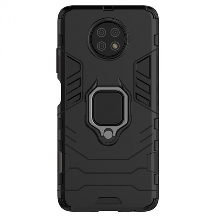 Husa Xiaomi Redmi Note 9T, Techsuit Shield Ring, Negru [6]