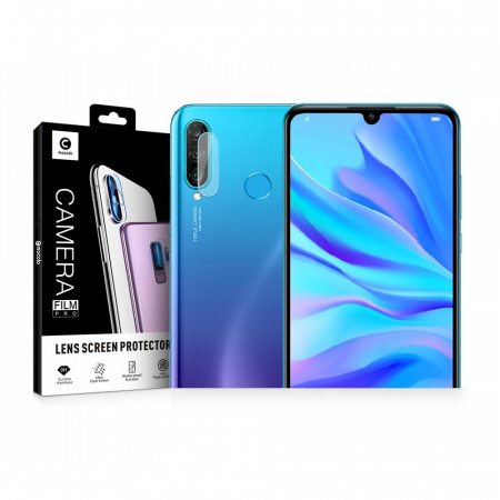 Huawei P30 Lite - Folie sticla camera Huawei P30 Lite, Mocolo Full Clear, Transparent