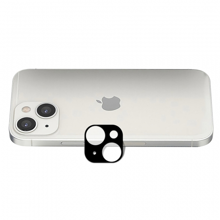 Folie sticla camera iPhone 13 / 13 Mini, Lito Metal Camera Glass, Negru/Transparent [3]