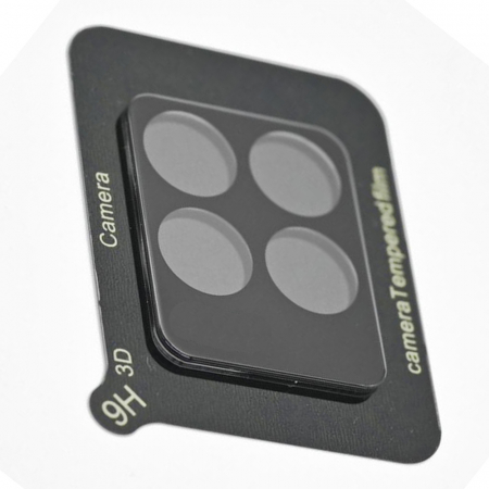 Folie sticla camera Motorola Moto G100, Mocolo Silk HD Pro, Negru [1]