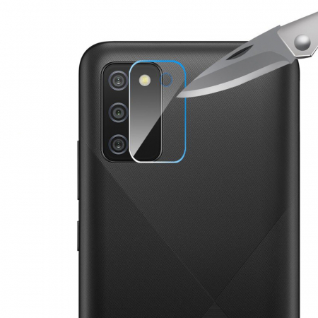 Folie sticla camera Samsung Galaxy A02s / A03s, Mocolo Full Clear, Transparent [2]