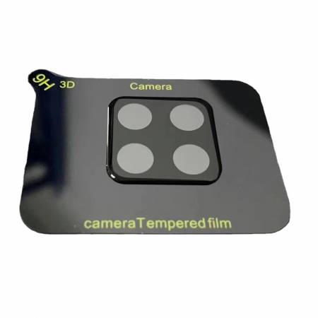 Folie sticla camera Samsung Galaxy A12, Mocolo Silk HD Pro, Negru [1]