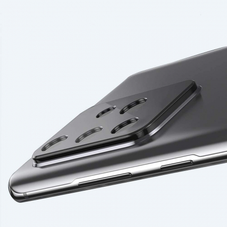 Folie sticla camera Samsung Galaxy A51, Mocolo Silk HD Pro, Negru [4]