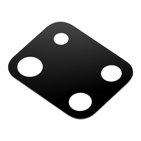 Folie sticla camera Samsung Galaxy Note 10 Lite, Mocolo Silk HD Pro, Negru [1]