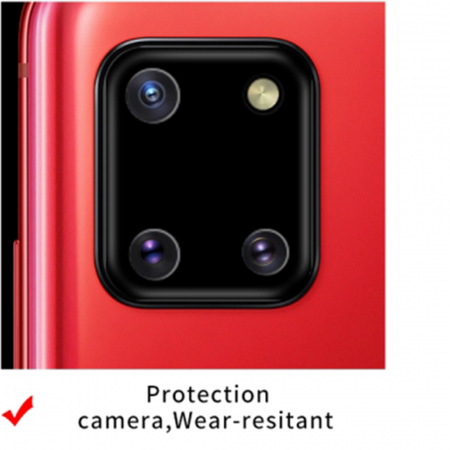 Folie sticla camera Samsung Galaxy Note 10 Lite, Mocolo Silk HD Pro, Negru [5]