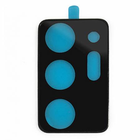 Folie sticla camera Samsung Galaxy Note 20 Ultra, Lito Metal Camera Glass, Negru/Transparent [2]