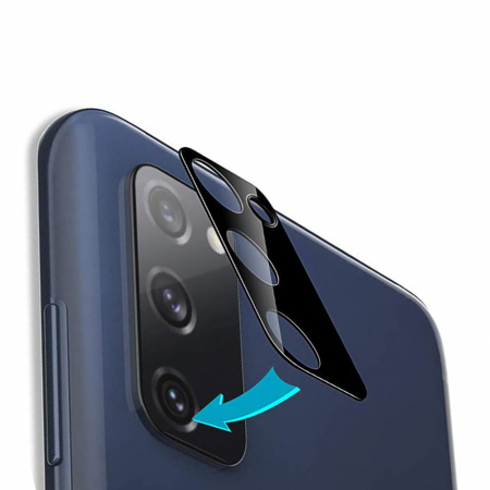 Folie sticla camera Samsung Galaxy S20 FE, Mocolo Silk HD Pro, Negru [3]