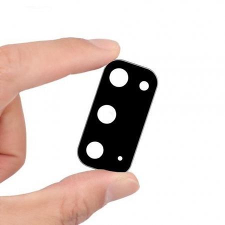 Folie sticla camera Samsung Galaxy S20, Mocolo Silk HD Pro, Negru [3]