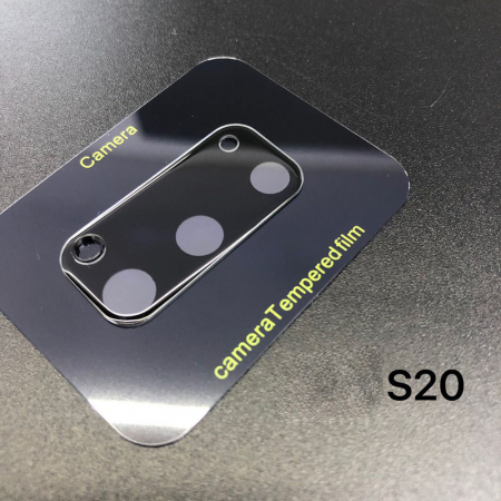 Folie sticla camera Samsung Galaxy S20, Mocolo Silk HD Pro, Negru [1]