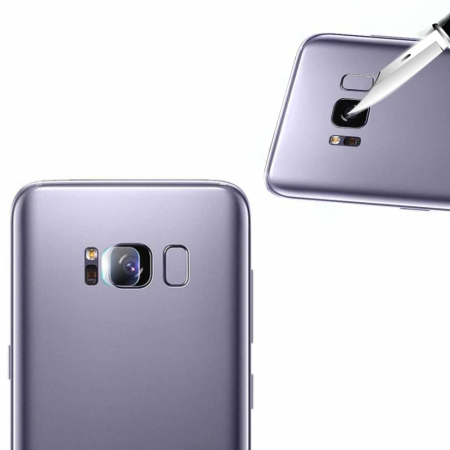 Folie sticla camera Samsung Galaxy S8, Mocolo Full Clear, Transparent [2]