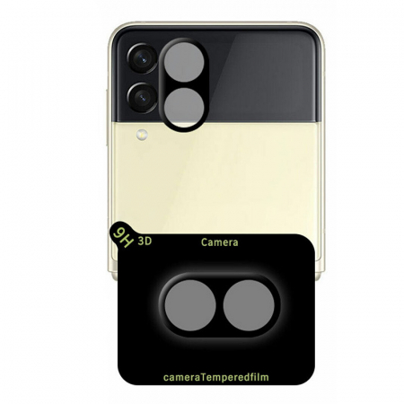 Folie sticla camera Samsung Galaxy Z Flip3 5G, Mocolo Silk HD Pro, Negru [1]