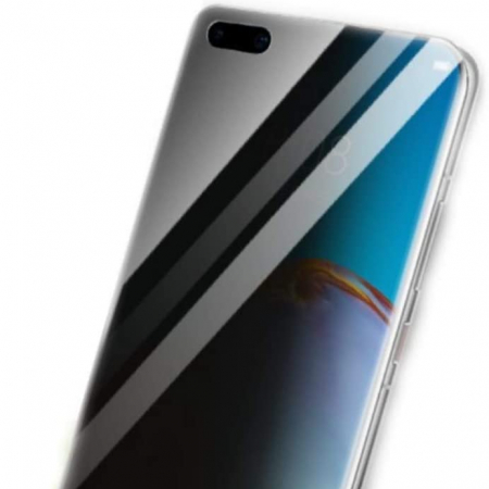 Folie sticla curbata Huawei Mate 40 Pro, Lito UV Full Glue, Privacy [2]
