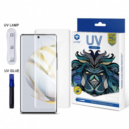 Huawei - Folie sticla curbata Huawei Nova 10, Lito UV Full Glue, Transparenta