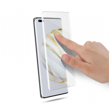 Folie sticla curbata Huawei Nova 10 Pro, Lito UV Full Glue, Transparenta [4]