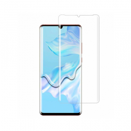 Folie sticla curbata Huawei P30 Pro, Lito UV Full Glue, Transparenta [1]