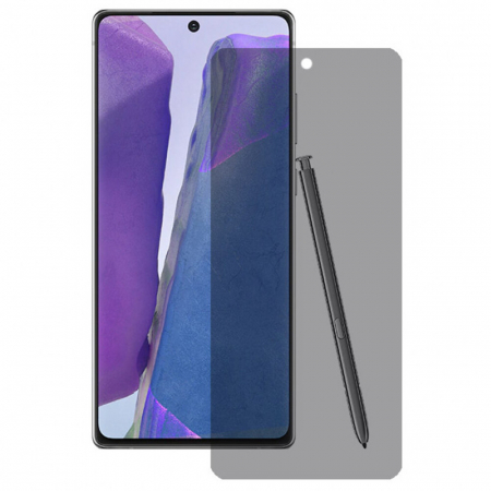Folie sticla curbata Samsung Galaxy Note 20, Lito UV Full Glue, Privacy [1]
