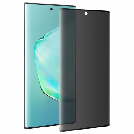 Folie sticla curbata Samsung Galaxy Note 20 Ultra, Lito UV Full Glue, Privacy [1]
