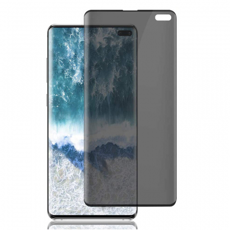 Folie sticla curbata Samsung Galaxy S10+, Lito UV Full Glue, Privacy [1]