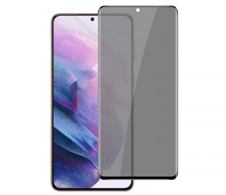Folie sticla curbata Samsung Galaxy S21 Plus, Lito UV Full Glue, Privacy [1]