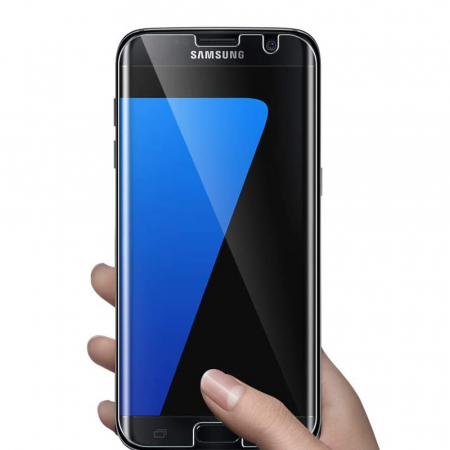Folie sticla curbata Samsung Galaxy S7 Edge, Lito UV Full Glue, Transparenta [2]