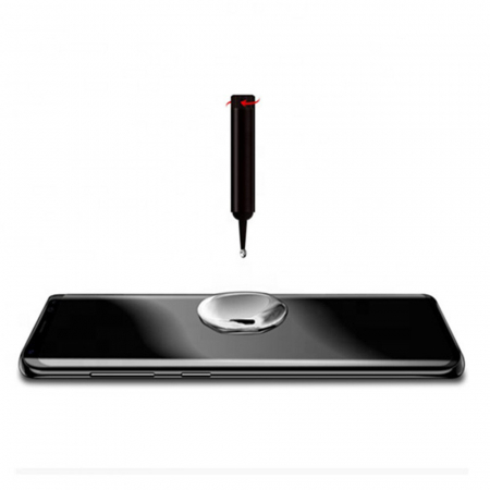Folie sticla curbata Samsung Galaxy S9 Plus, Lito UV Full Glue, Privacy [5]