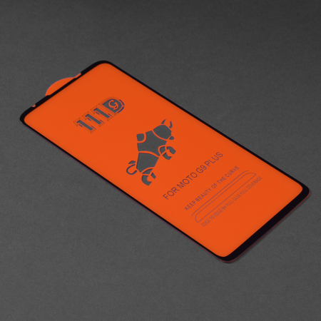 Folie sticla Full Glue 111D pentru Motorola Moto G9 Plus, Negru [1]