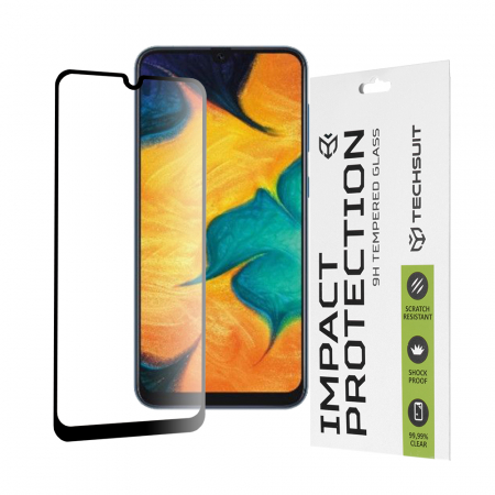 Galaxy A50 - Folie sticla Full Glue 111D pentru Samsung Galaxy A50, Negru