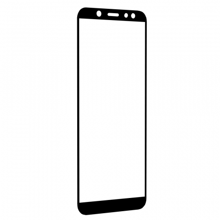 Folie sticla Full Glue 111D pentru Samsung Galaxy A6 (2018), Negru [3]