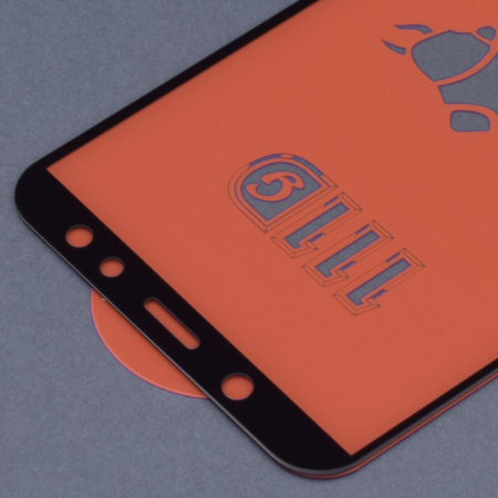 Folie sticla Full Glue 111D pentru Samsung Galaxy A6 (2018), Negru [2]