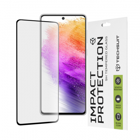 Galaxy A73 5G - Folie sticla Full Glue 111D pentru Samsung Galaxy A73 5G, Negru