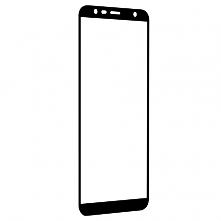 Folie sticla Full Glue 111D pentru Samsung Galaxy J4 Plus (2018) / J6 Plus (2018), Negru [3]