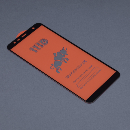 Folie sticla Full Glue 111D pentru Samsung Galaxy J4 Plus (2018) / J6 Plus (2018), Negru [1]