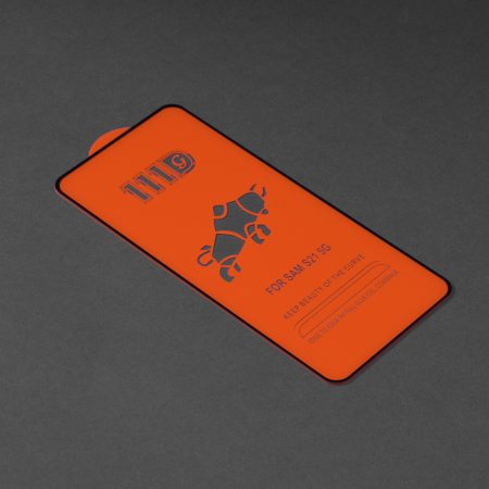 Folie sticla Full Glue 111D pentru Samsung Galaxy S21, Negru [1]
