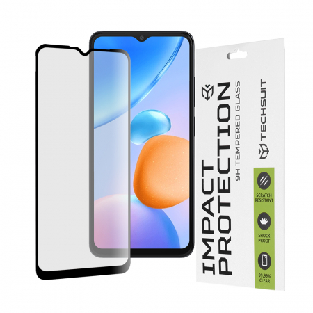 Xiaomi Redmi 10 - Folie sticla Full Glue 111D pentru Xiaomi Redmi 10, Negru