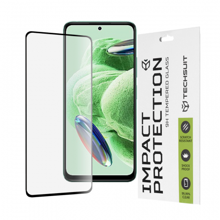 Xiaomi Redmi Note 12 4G - Folie sticla Full Glue 111D pentru Xiaomi Redmi Note 12 5G / Note 12 4G, Negru