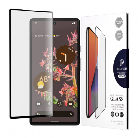 Google - Folie sticla Google Pixel 6, Dux Ducis Tempered Glass, Negru