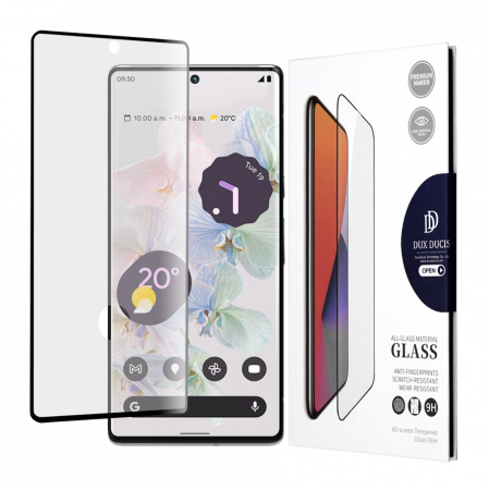 Google Pixel 6 Pro - Folie sticla Google Pixel 6 Pro, Dux Ducis Tempered Glass, Negru