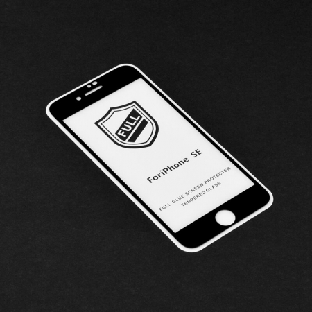 Folie sticla iPhone 6 / 6S, Lito Full Glue Full Screen, Negru [2]