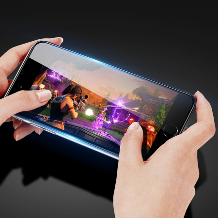 Folie sticla iPhone 7 / 8 / SE 2 (2020), Dux Ducis Tempered Glass, Negru [3]