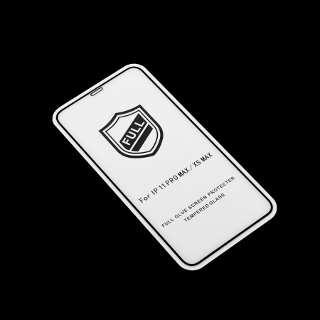 Folie sticla iPhone XS Max / 11 Pro Max, Lito Full Glue Full Screen, Negru [2]